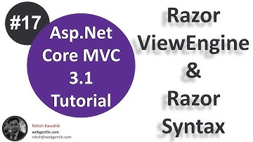(#17) Razor ViewEngine in Asp.Net Core | Razor Syntax | Asp.Net Core tutorial