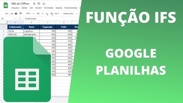 Função IFS no Google Planilhas - Aprenda como montar