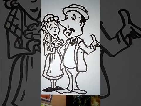 DOÑA FLORINDA Y EL PROFESOR JIRAFALES#ElChavo#Chespirito#Dibujo#