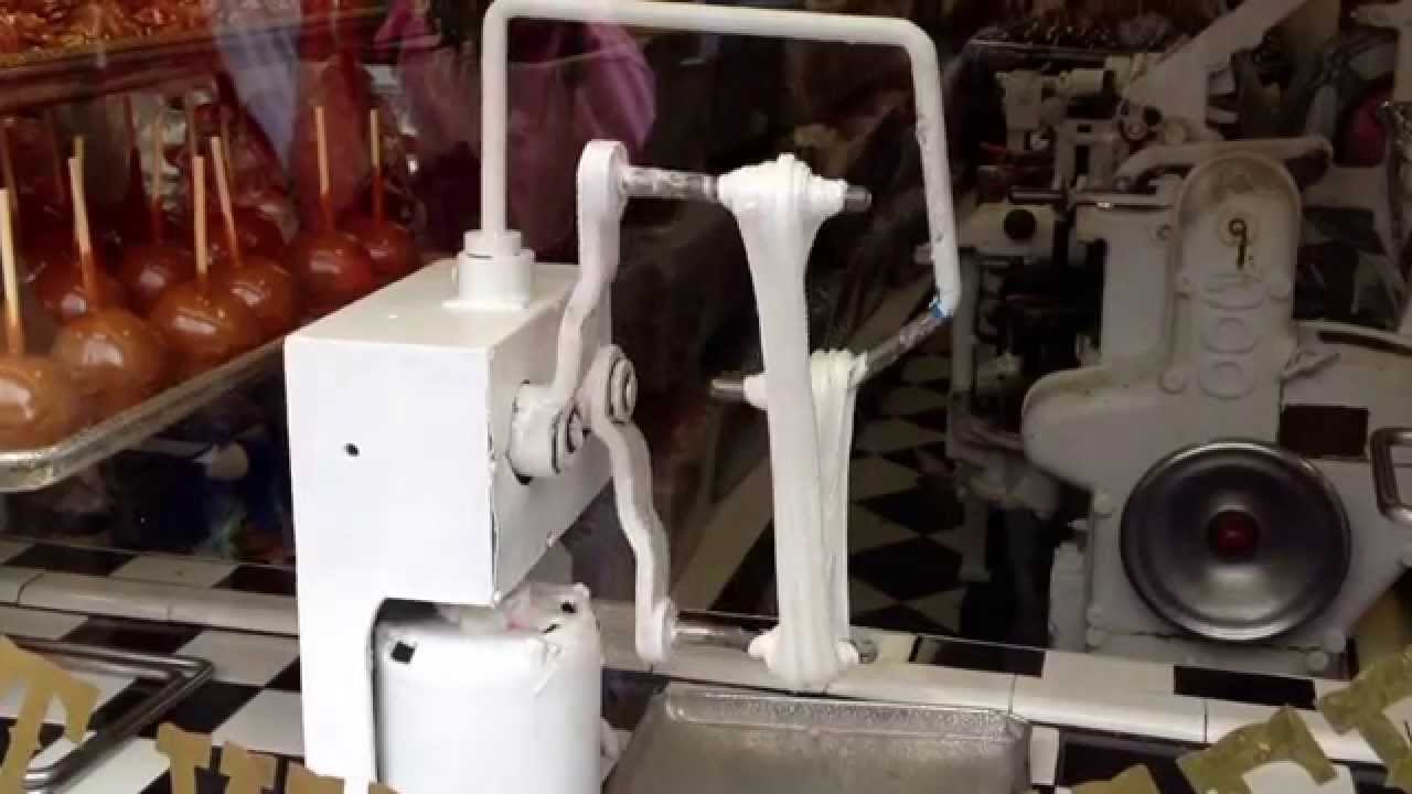 Saltwater taffy machine YouTube