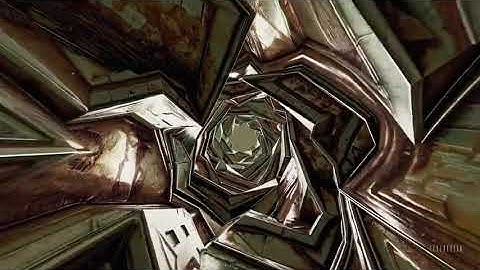 Surreal Abstract Tunnel Loop 🔁🌀 | Dark Industrial Morphing Animation (4K Seamless)