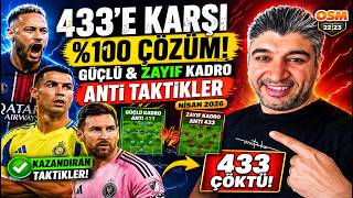 433’E KARŞI %100 ÇÖZÜM! 🔥 Güçlü &amp; Zayıf Kadro İçin Anti Taktikler (2026) #osm #onlinesoccermanager
