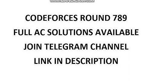 CODEFORCES ROUND #789 || FULL AC SOLUTIONS