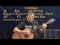 Gambar cover O Come, O Come, Emmanuel CHRISTMAS Guitar Lesson Chord Chart in Em with Chords/Lyrics