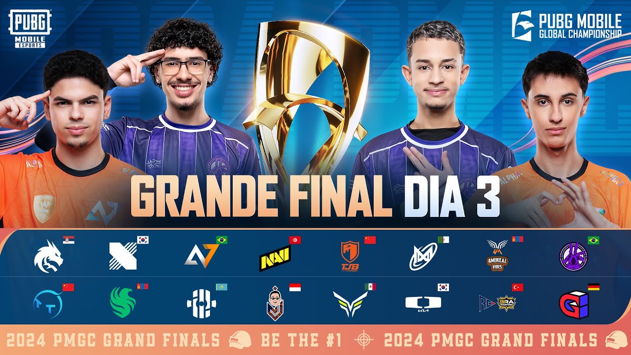 [PT-BR] PMGC League 2024| Grande Final Dia 3 | PUBG MOBILE Global Championship