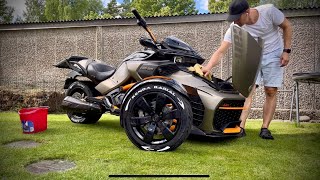 My favorite upgrades and accessories for the CanAm Spyder F3S, but first a wash.