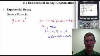 Algebra 2: 9.2 Exponential Decay