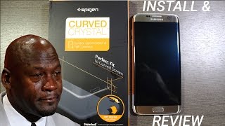 Galaxy S7 Edge Spigen Curved Crystal Screen Protector