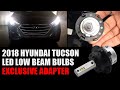 2018 Hyundai Tucson OEM Halogen Headlight TO H7 LED Bulb Conversion W/ Custom Adapter