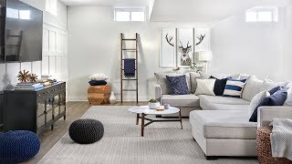 Thanks to tall ceilings and natural light, this basement looks more like a main floor. Designer Christine Elliott shares the design 