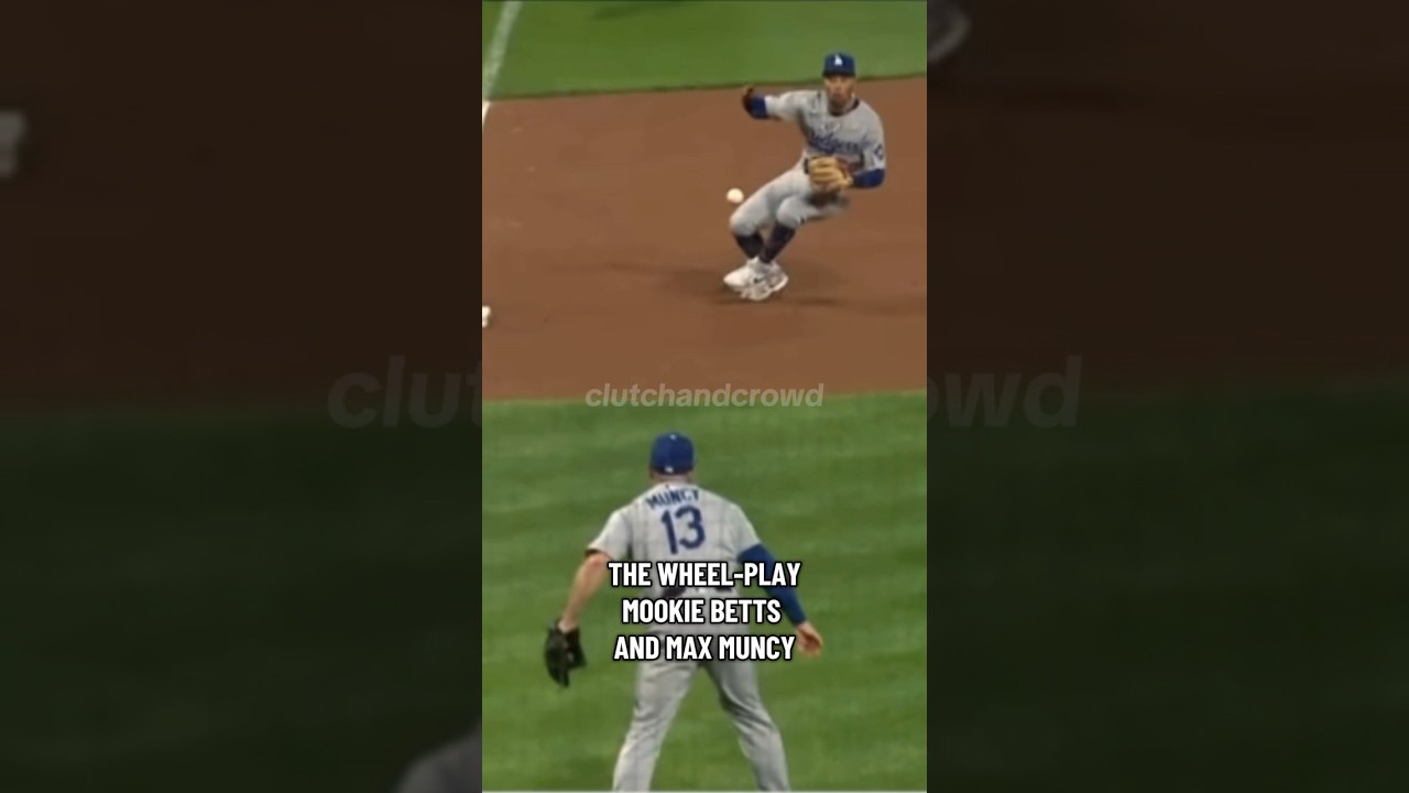 Max Muncy & Mookie Betts Turn a Perfect Wheel Play! ⚾🔥 