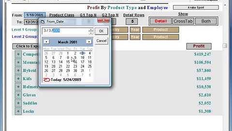 DataLink Viewer: Click to Change Parameter