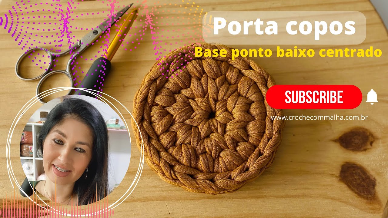 Porta Copos- Ponto baixo centrado