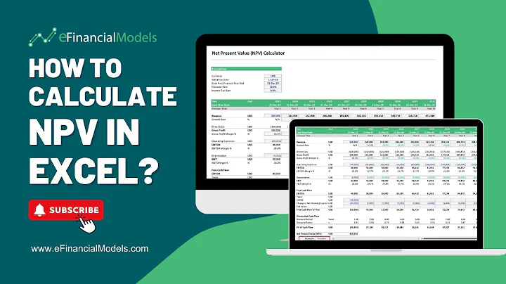 📊 Master NPV Calculations in Excel by eFinancialModels