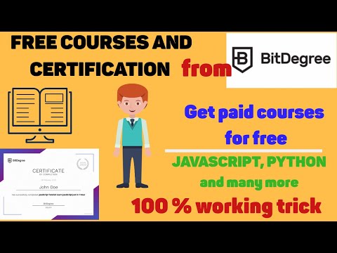 #freecourses BITDEGREE free online Courses with Certification |Get paid courses for free