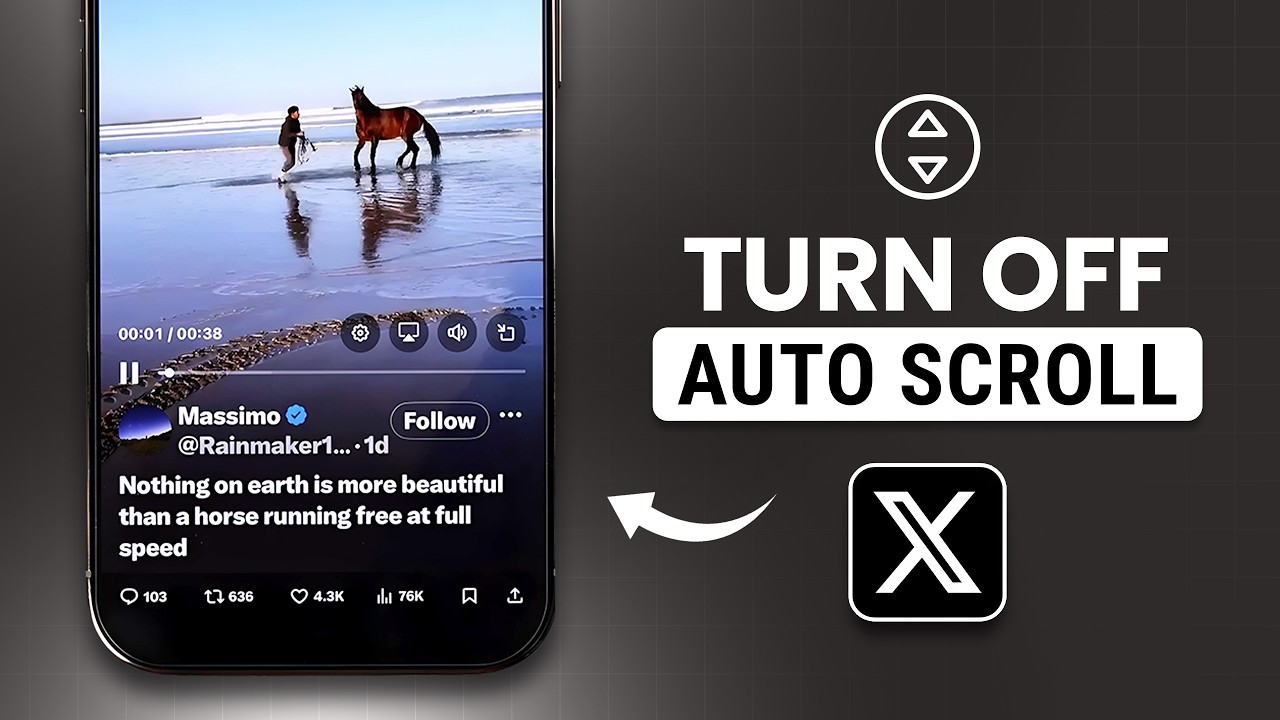 How to Turn Off Auto Scroll on X/Twitter! [Stop Auto Refresh] - YouTube