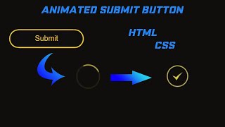 Famous Animated Submit Button using HTML & CSS Profile