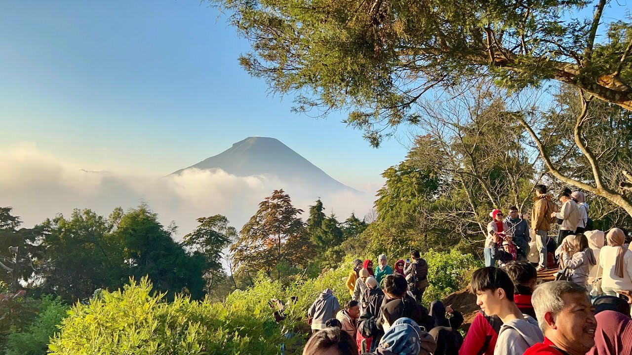 SIKUNIR DIENG WONOSOBO DETIK DETIK GOLDEN SUNRISE MUNCUL