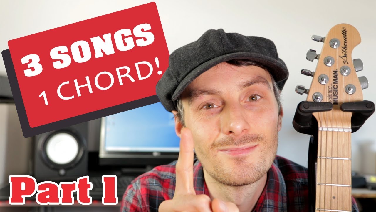 THREE Easy Guitar Songs | ONE CHORD | Part 1 - YouTube