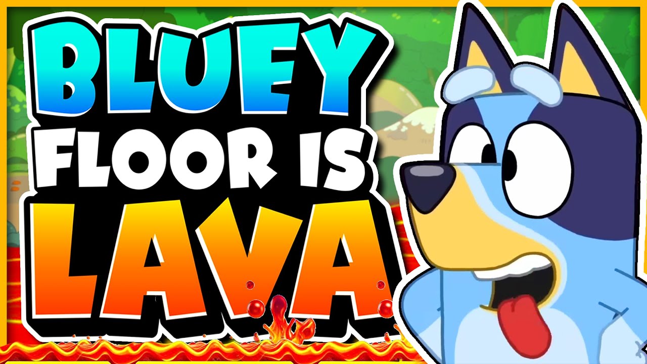 Floor is lava & Freeze dance Game  🌋 Bluey Just Dance for kids | Danny Go Inspried