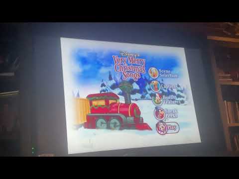 Disney’s very merry Christmas sing along songs dvd menu