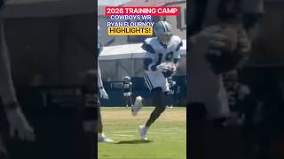 RYAN FLOURNOY ✭ #COWBOYS WR MAKES MULTIPLE NICE CATCHES! 🔥 #Highlights Deep & Short Routes! 👀 #NFL