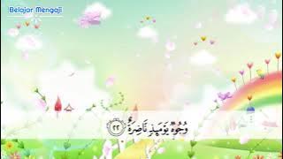 Murottal Al Quran Surat Al Qiyamah 5x Metode Ummi Juz 29 1080p