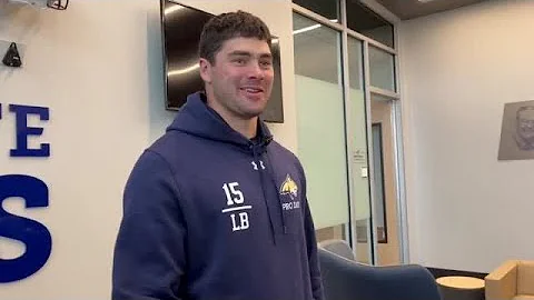 Former Montana State star Troy Andersen post-Pro Day