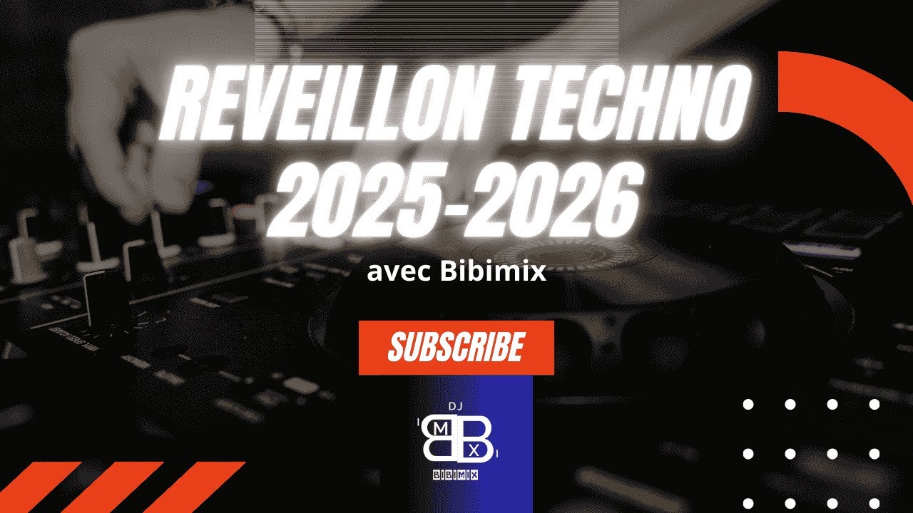 Mix live, techno music, reveillon techno 2025-2026,  avec Bibimix