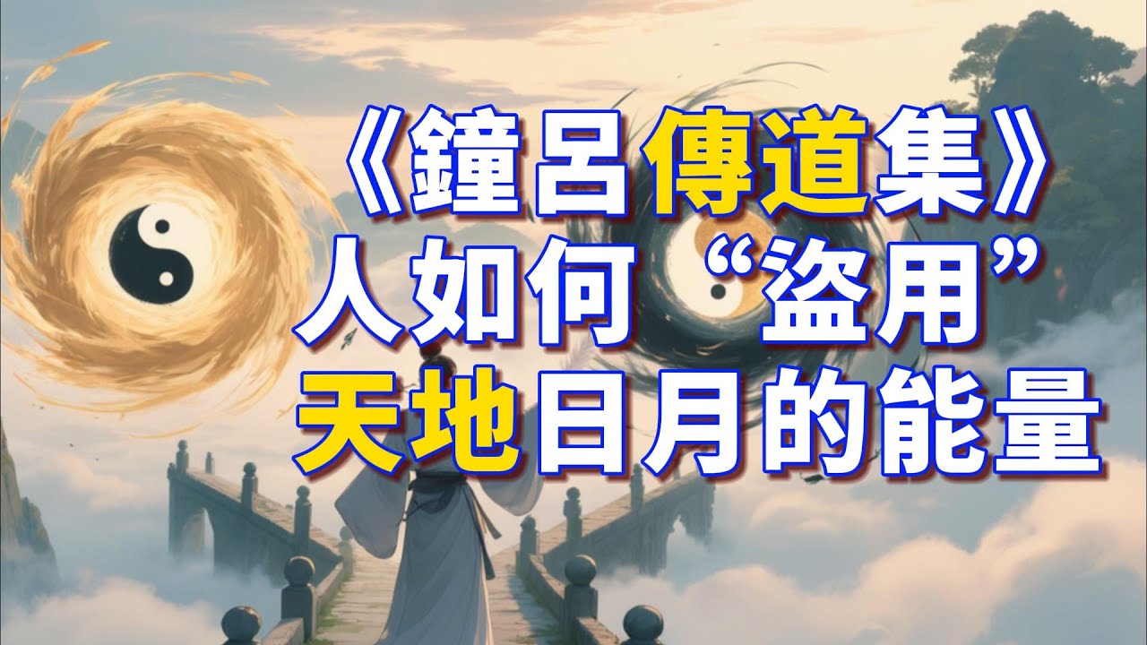 【鐘呂傳道集】人如何“盜用”天地日月程式，實現能量暴漲與壽命飛躍？#道家 #國學智慧 #生命科學 #宇宙法則 #修行 #養生 #傳統文化 #身心合一 #健康 #熵增 #天人合一 #呂洞賓