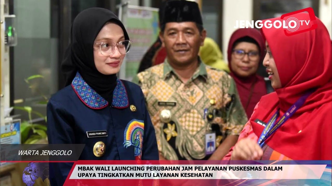 MBAK WALI LAUNCHING PERUBAHAN JAM PELAYANAN PUSKESMAS,DALAM UPAYA TINGKATKAN MUTU LAYANAN KESEHATAN