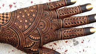 Very beautiful stylish back hand mehndi design | easy mehndi design | mehndi ka design | mehndi.