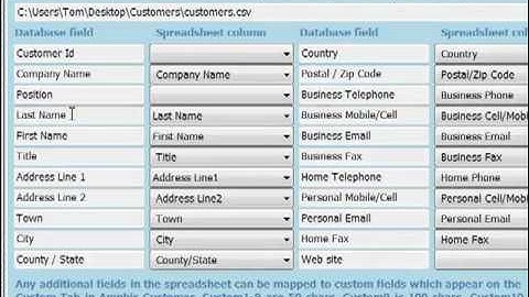 Learn CRM in 60 Seconds - Import Customers / Contacts From Spreadsheet
