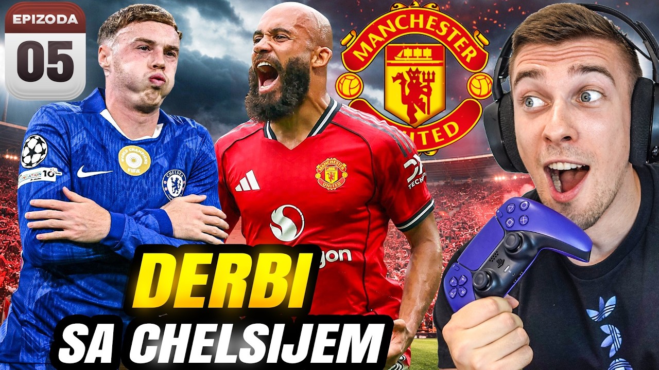OPASAN DERBI PROTIV CHELSIJA I PRVI GOL ZA BARCOLU ! MAN UNITED KARIJERA #5