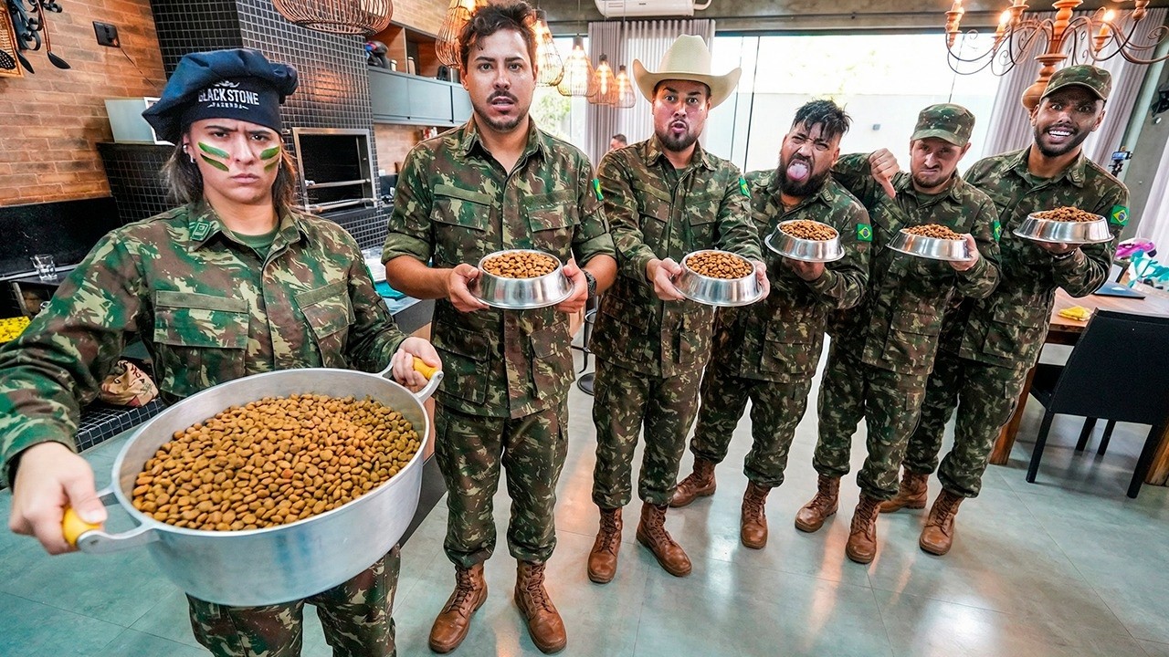 SERVI RAÇÃO DO EXÉRCITO PROS MEUS AMIGOS! ACABOU A MAMATA