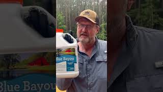 Blue Pond Dye! #outdoors #nature #pond #transformation #lofe #happy #country #shorts