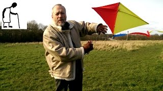 Flying the Repaired Wycombe Wasp Kite