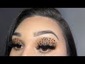 HOW TO CREATE A CHEETAH PRINT🐆 EYESHADOW | JACLYN HILL PALETTE |Andrea Martinez