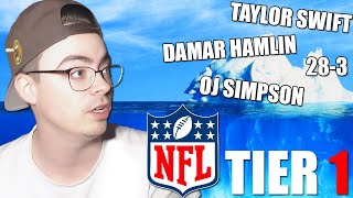 The ULTIMATE NFL Iceberg Explained: Tier 1 – Uncovering Hidden Truths!