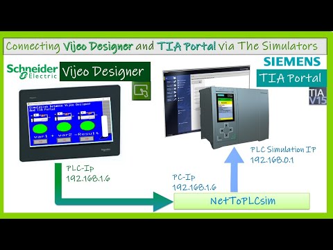 15. Configuring Communication Between Schneider Vijeo Designer & Siemens Tia Portal Simulators