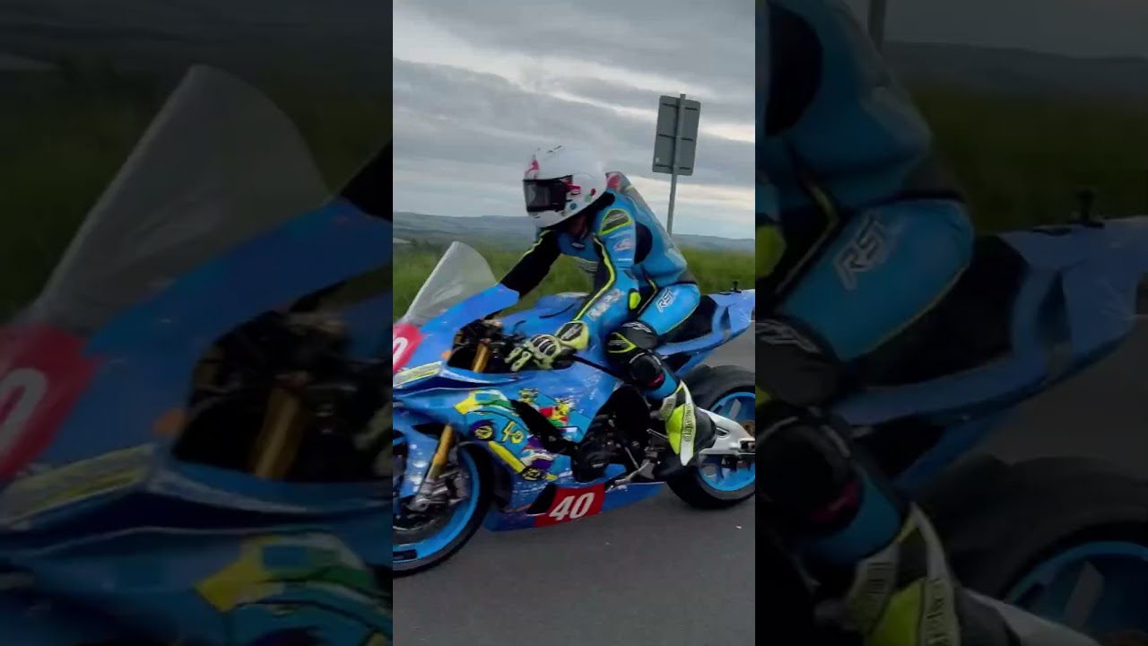 Unbelievable racing at the Isle of Man TT #isleofman #isleofmantt #iomtt #ttraces #trending #foryou