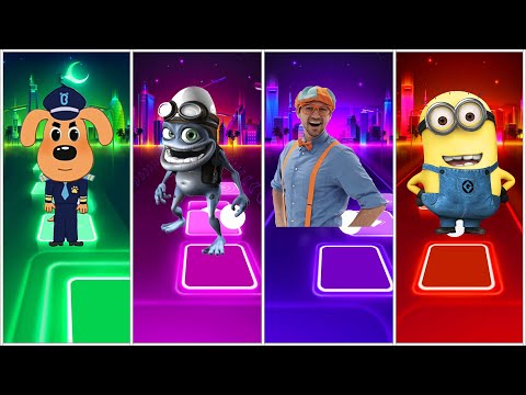 Sheriff Labrador - Crazy Frog - Blippi - Minions - Tiles Hop EDM Rush