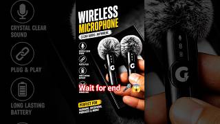 Mini Wireless Mic Review Under ₹1000 😍 #viral #youtubeshorts #funny #viralvideo #coolvideo #minivlog