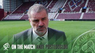 Ange Postecoglou On the Match | Hearts 0-2 Celtic | Celtic are Back to Back Scottish Champions!
