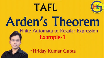 Arden’s Theorem Example |Finite Automata to Regular Expression|