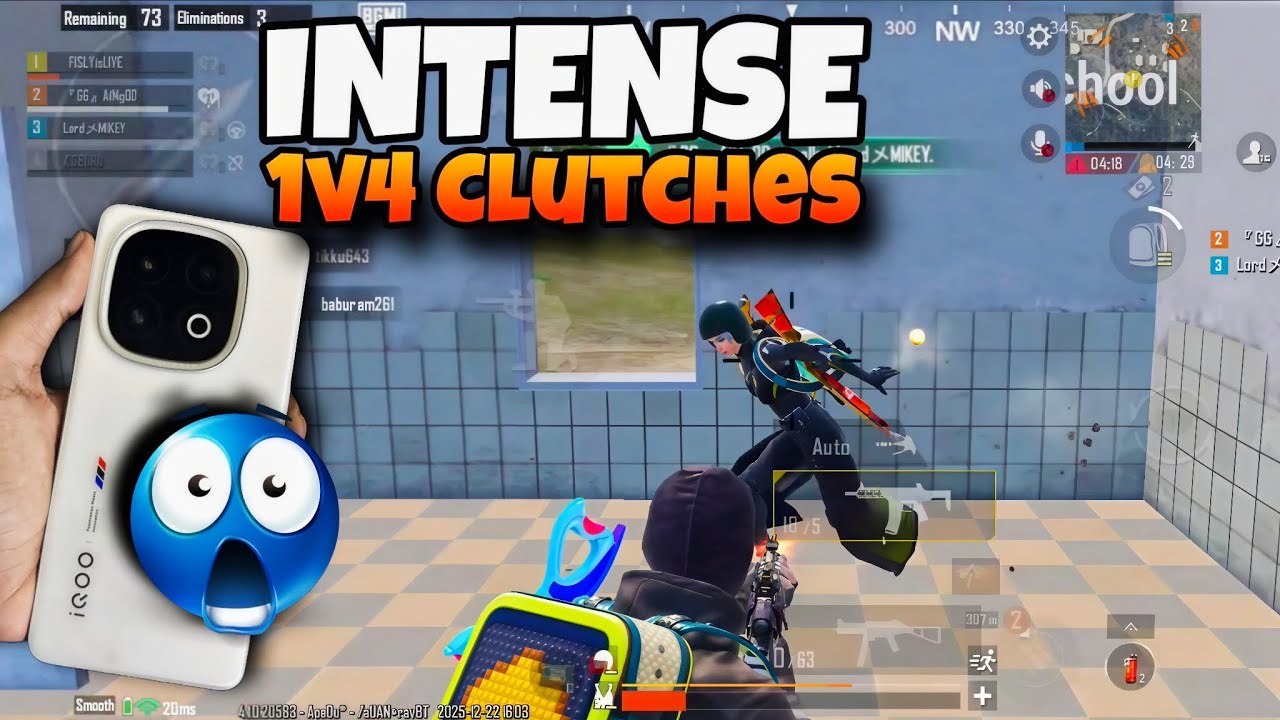 FASTEST 5 FINGER PLAYER 🔥 | IQOO 13 BGMI | FISLYISLIVE 