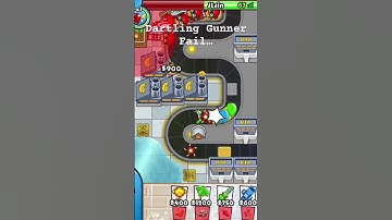 Dartling Gunner Fail… #btd #strategy #shorts
