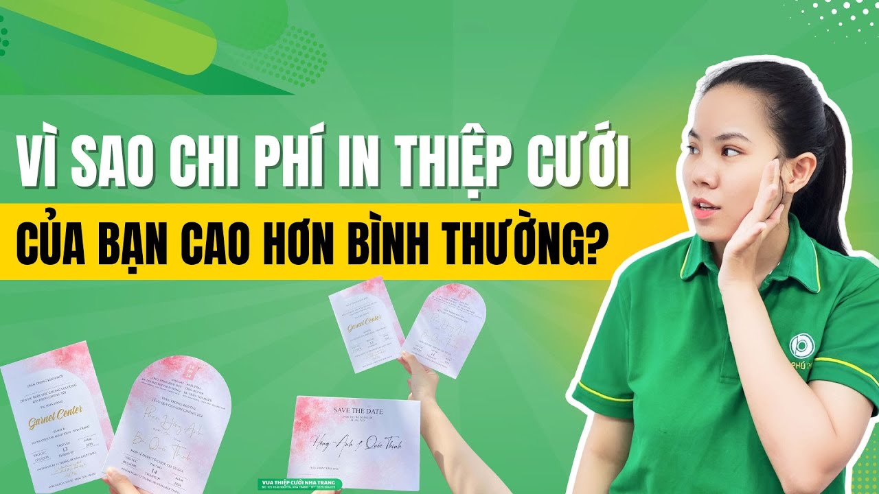 VÌ SAO CHI PHÍ IN THIỆP CƯỚI CỦA BẠN CAO HƠN BÌNH THƯỜNG? | IN ẤN PHÚ THIỆN NT - Nha Trang Print
