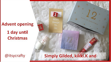 Advent opening | Unboxing 12 days of Christmas Simply Gilded & kikki K & jasmineeeshew
