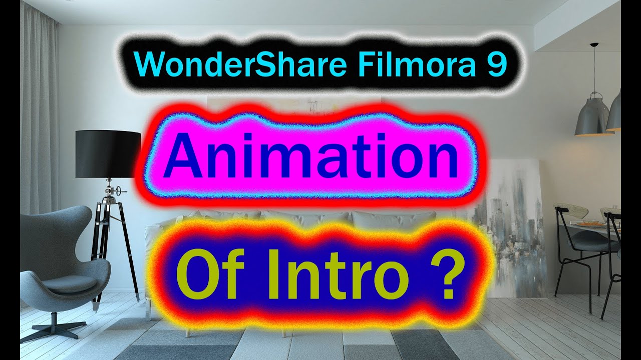 how to make animation intro in filmora 9 || Filmora text intro ...